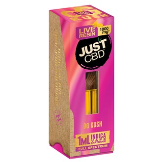 Just CBD 1000 MG Live Resin OG Kush Signature Cartridges